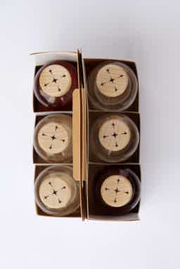 Kalevala Gin Six Pack: Kalevala London Dry Gin (0,1L), Kalevala Ruby Gin (0,1L), Kalevala Blue Label Gin (0,1L)