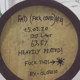 "Fuck COVID-19" - Heavily Peated Single Malt - Pre-Order 59.7% 0.7L, Spirits