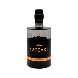32PEAKS Dry Gin aus Liechtenstein 43.0% 0.5L, Spirits