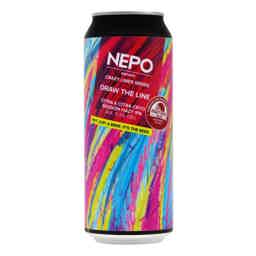 Nepomucen Crazy Lines #88 - Draw The Line Session Hazy IPA 0,5l 5.5% 0.5L, Beer