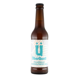 ÜberQuell Pillepalle alkoholfrei 0,33l 0.4% 0.33L, Beer