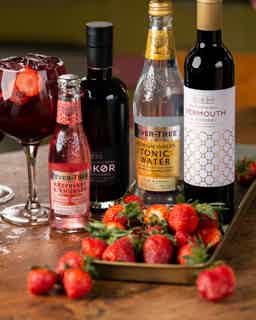 FREDERIKSDAL COCKTAILS: Fever-Tree premium indian Tonic, Fever-Tree Raspberry & Rhubarb Tonic, FREDERIKSDAL LIKØR, FREDERIKSDAL VERMOUTH