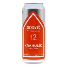 Zichovec Krahulík 12 Pale Lager 0,5l 5.1% 0.5L, Beer