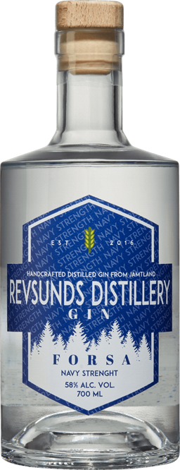 Revsunds Forsa Navy Strength Gin 58.0% 0.7L, Spirits