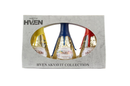 Spirit of Hven Akvavit Collection: Spirit of Hven Knuts Akvavit, Spirit of Hven Landskrona Akvavit, Spirit of Hven Eriks Akvavit