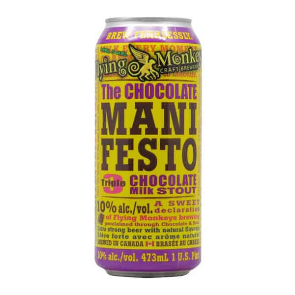 Flying Monkeys The Chocolate Manifesto Triple Milk Stout 0,473l 10.0% 0.473L, Beer