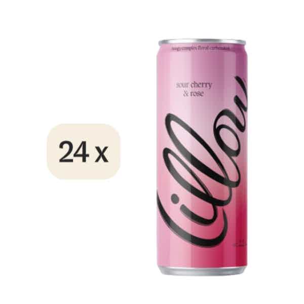 Lillow Sour Cherry & Rose - 24 Pack: Lillow - Sour Cherry & Rose