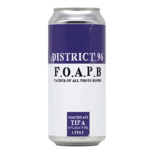 District 96 F.O.A.P.B. (Father Of All Photo Bombs) Triple IPA 0,473l 10.0% 0.473L, Beer