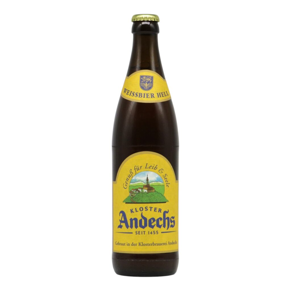Kloster Andechs Weissbier Hell 0,5l 5.5% 0.5L, Beer