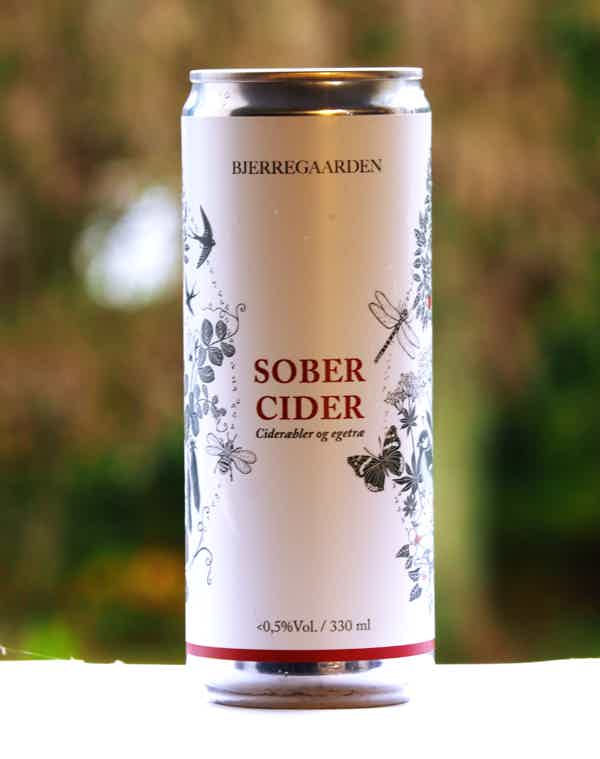 Sober cider med cideræbler og egetræ 0.5% 0.33L, Non alcohol
