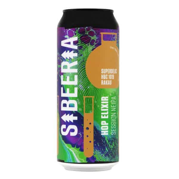 Sibeeria Hop Elixir: Superdelic, HBC 1019 & Rakau Session IPA 0,5l 4.9% 0.5L, Beer
