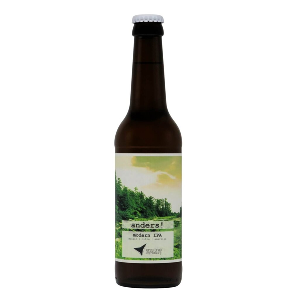 Orca Brau Anders IPA! Modern IPA Mosaic, Citra & Amarillo 0,33l 6.4% 0.33L, Beer
