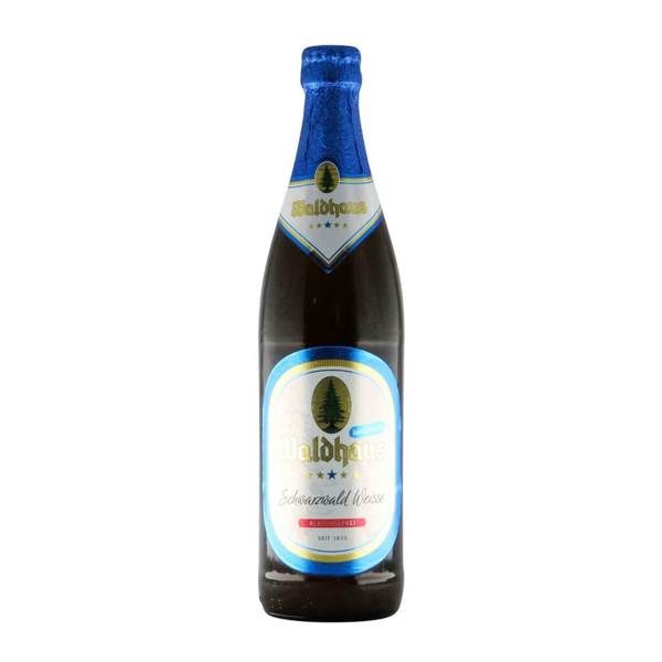 Waldhaus Schwarzwald Weisse Alkoholfrei 0,5l 0.5% 0.5L, Beer