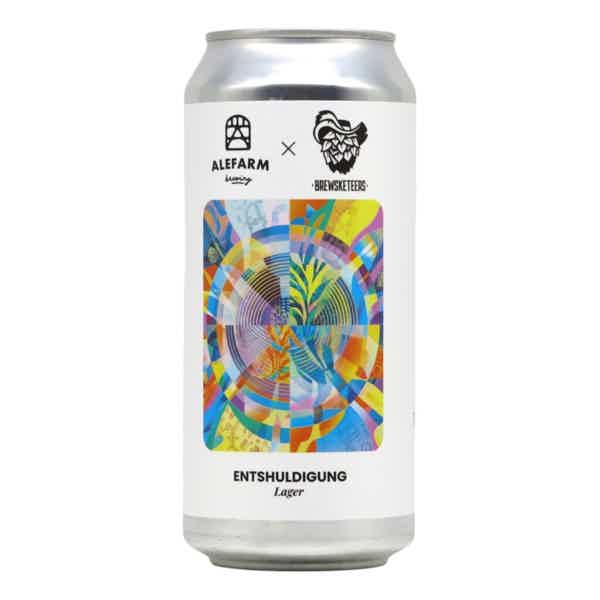 Alefarm/Brewsketeers Entshuldigung Lager 0,44l 4.5% 0.44L, Beer