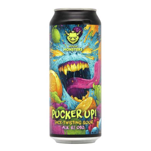 Browar Monsters Pucker Up Face-Twisting Sour 0,5l 6.0% 0.5L, Beer