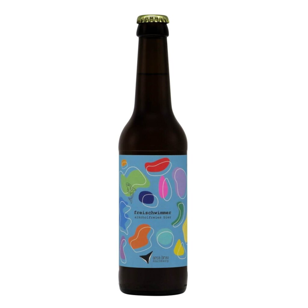 Orca Brau Freischwimmer Alkoholfreies Bier 0,33l 0.5% 0.33L, Beer