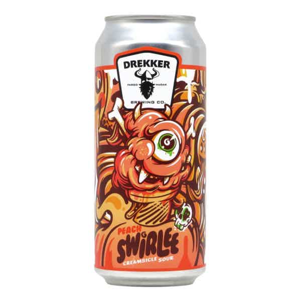 Drekker Swirlee - Peach Creamsicle Fruited Sour 0,473l 6.4% 0.473L, Beer