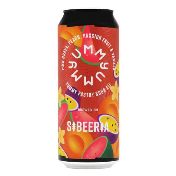 Sibeeria Yummy Pink Guava, Peach, Passion Fruit & Vanilla Pastry Sour Ale 0,5l 5.4% 0.5L, Beer