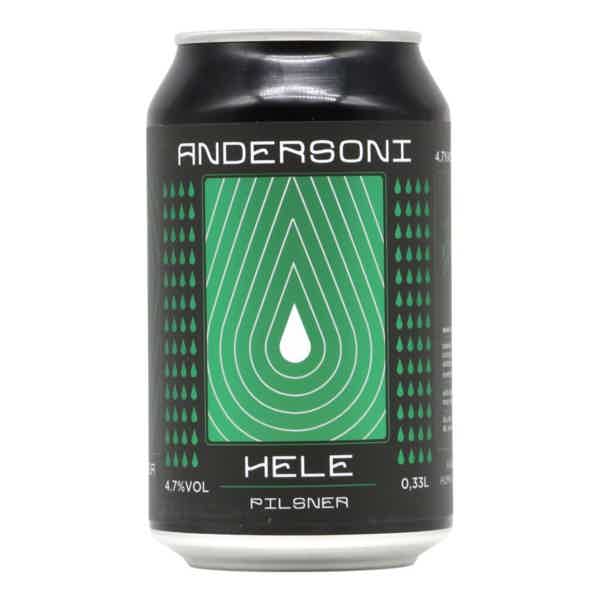 Anderson's Hele Pilsner 0,33l 4.7% 0.33L, Beer