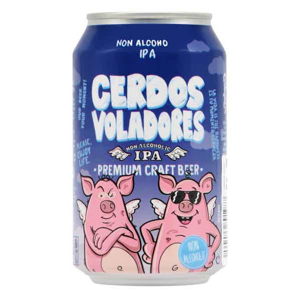 Barcelona Cerdos Voladores IPA Alkoholfrei 0,33l 0.5% 0.33L, Beer