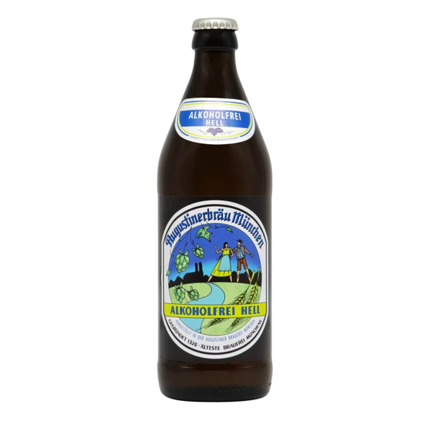 Augustiner Hell Alkoholfrei 0,5l 0.5% 0.5L, Beer
