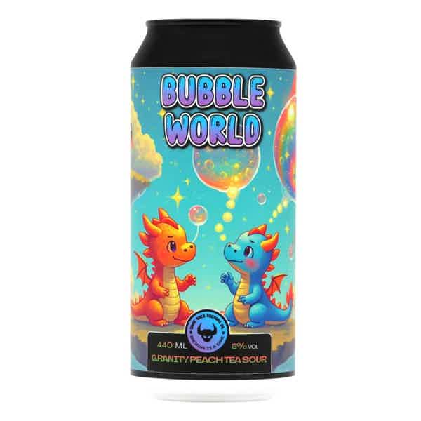 Game Over Bubble World Granity Peach Tea Sour 0,44l 5.0% 0.44L, Beer
