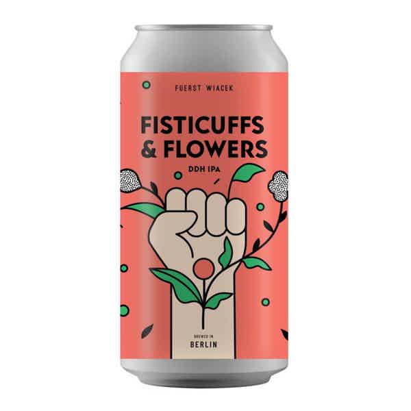 Fuerst Wiacek x KCBC Fisticuffs & Flowers DDH IPA (NEW BATCH 25) 0,44l 6.8% 0.44L, Beer