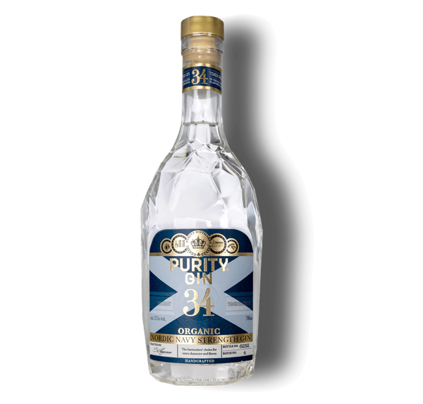 Purity Navy Strength Organic 34 Gin 700 ml 57.1% 0.7L, Spirits