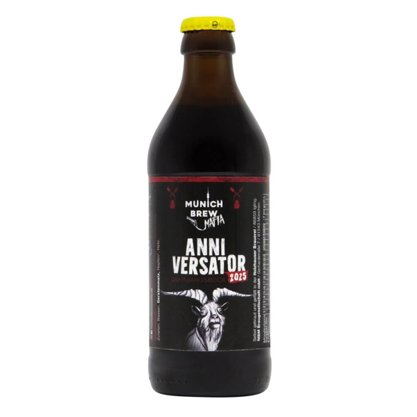 Munich Brew Mafia Anniversator 25 Dunkler Doppelbock 0,33l 8.0% 0.33L, Beer