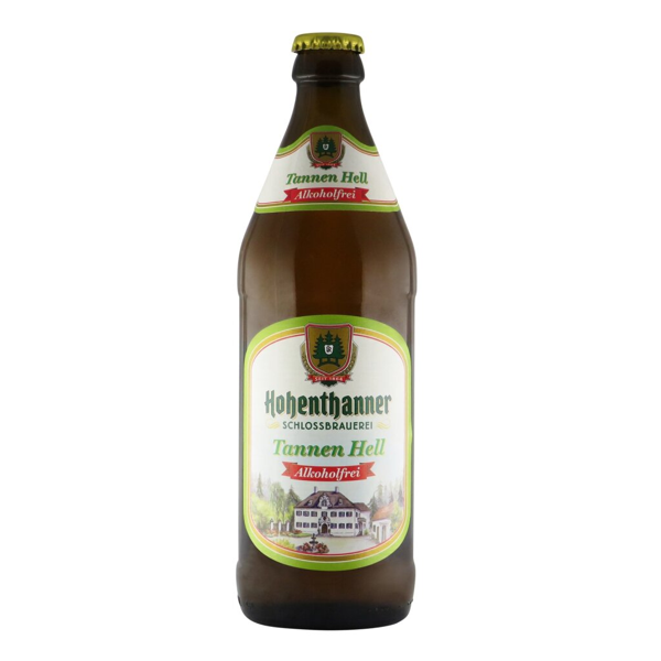 Hohenthanner Tannen Hell Alkoholfrei 0,5l 0.5% 0.5L, Beer
