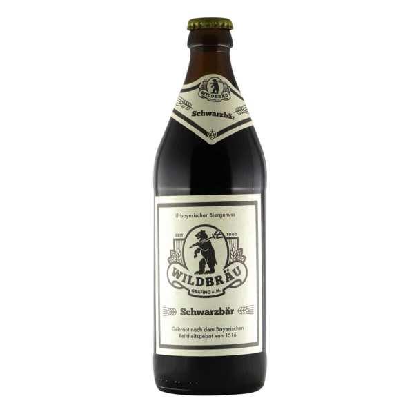 Wildbräu Schwarzbier 0,5l 5.3% 0.5L, Beer
