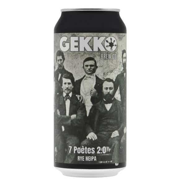 Gekko 7 Poetes 2.0 Rye NEIPA 0,44l 7.0% 0.44L, Beer