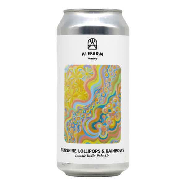 Alefarm Sunshine, Lollipops & Rainbows Hazy DIPA 0,44l 8.0% 0.44L, Beer
