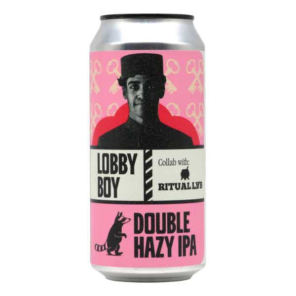 Wild Raccoon/Ritual Lab Lobby Boy Double Hazy IPA 0,44l 7.9% 0.44L, Beer