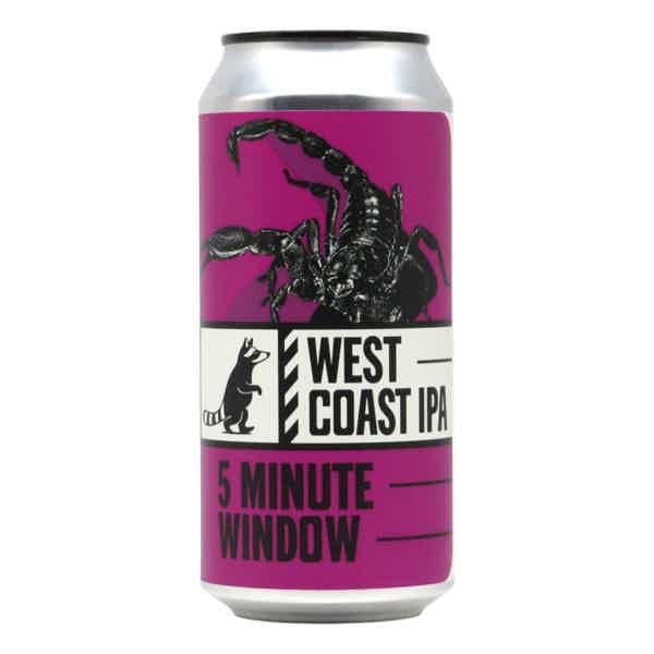 Wild Raccoon 5 Minute Window West Coast IPA 0,44l 6.8% 0.44L, Beer
