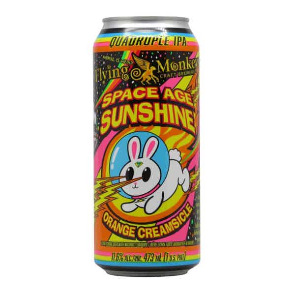 Flying Monkeys Space Age Sunshine Quad IPA 0,473l 11.6% 0.473L, Beer