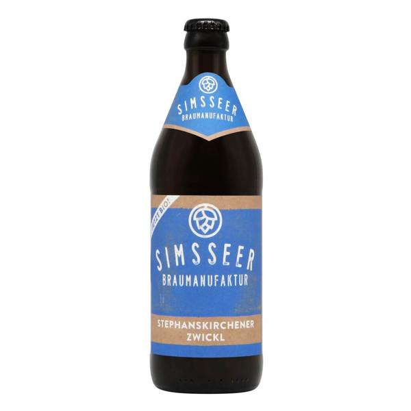 Simsseer Stephanskirchener Zwickl 0,5l 5.0% 0.5L, Beer