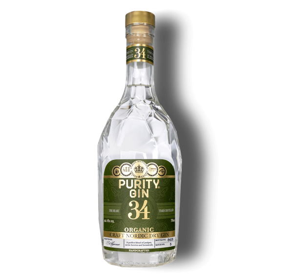 Purity London Dry Organic 34 Gin 700 ml 43.0% 0.7L, Spirits