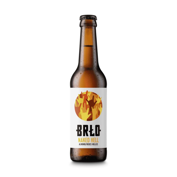 BRLO Naked Hell alkoholfrei 0,33l 0.5% 0.33L, Beer