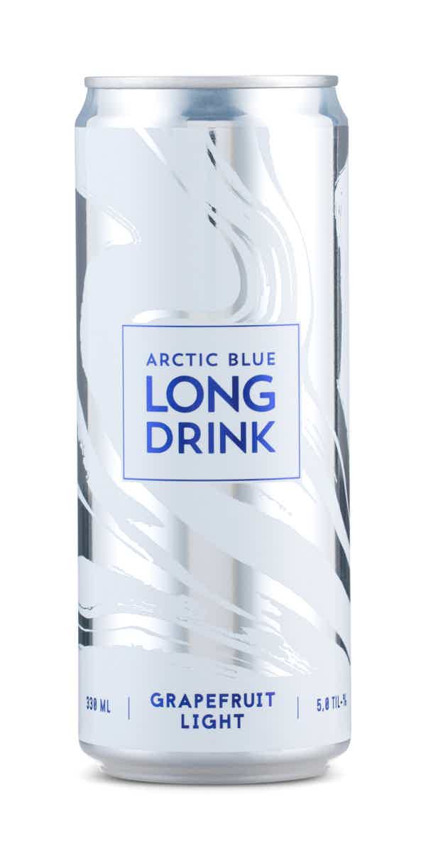 Arctic Blue Long Drink Light Grapefruit 5% 330ml (24 cans): Arctic Blue Long Drink Light Grapefruit 5% 330ml