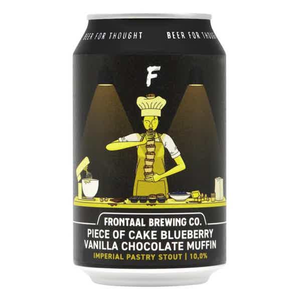Frontaal Piece of Cake Blueberry Vanilla Chocolate Muffin Imperial Pastry Stout 0,33l 10.0% 0.33L, Beer