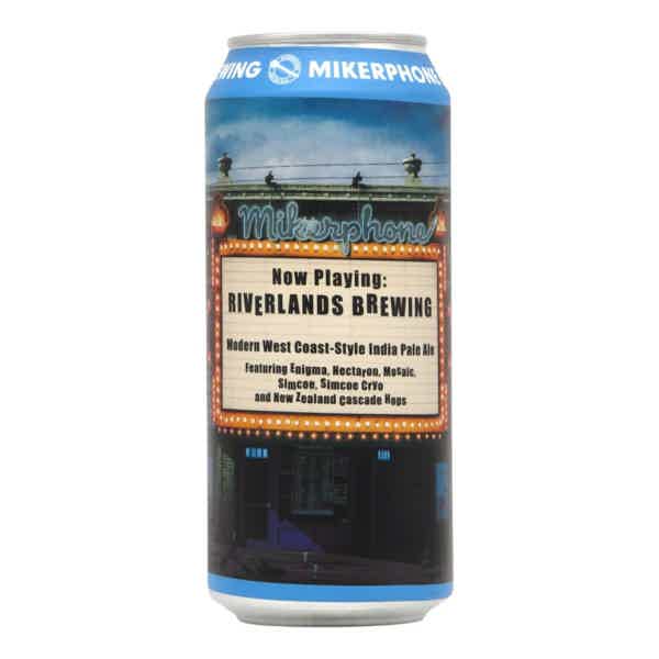 Mikerphone/Riverland Now Playing: Riverlands Brewing West Coast IPA 0,473l 7.1% 0.473L, Beer