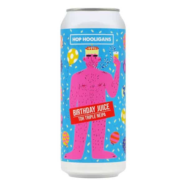 Hop Hooligans Birthday Juice Anniversary TDH Triple NEIPA 0,5l 10.0% 0.5L, Beer