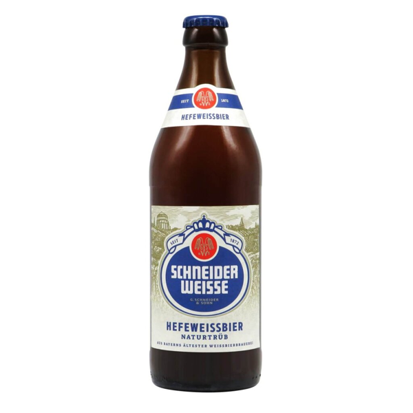 Schneider Weisse Hefeweissbier Naturtrüb 0,5l 4.9% 0.5L, Beer