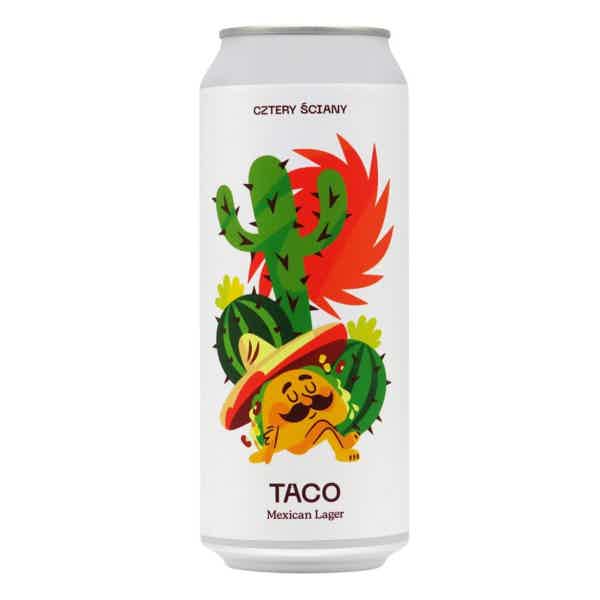 Four Walls TACO Mexican Lager 0,5l 4.5% 0.5L, Beer