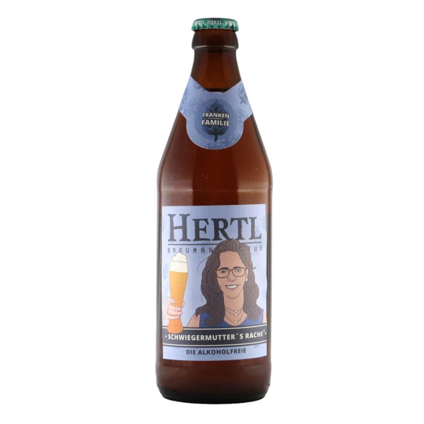Hertl Schwiegermutter's Rache Alkoholfreies Weizen 0,5l 0.5% 0.5L, Beer