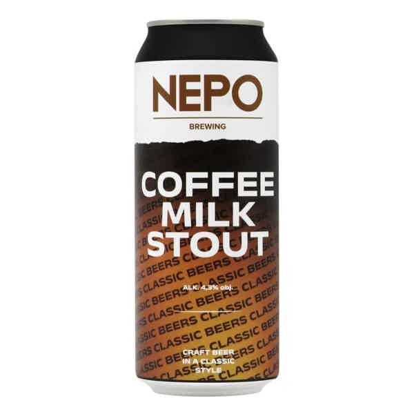 Nepomucen Coffee Milk Stout 0,5l 4.3% 0.5L, Beer
