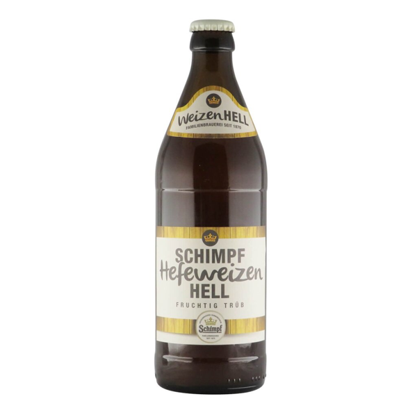 Schimpf Hefe Hell 0,5l 5.0% 0.5L, Beer
