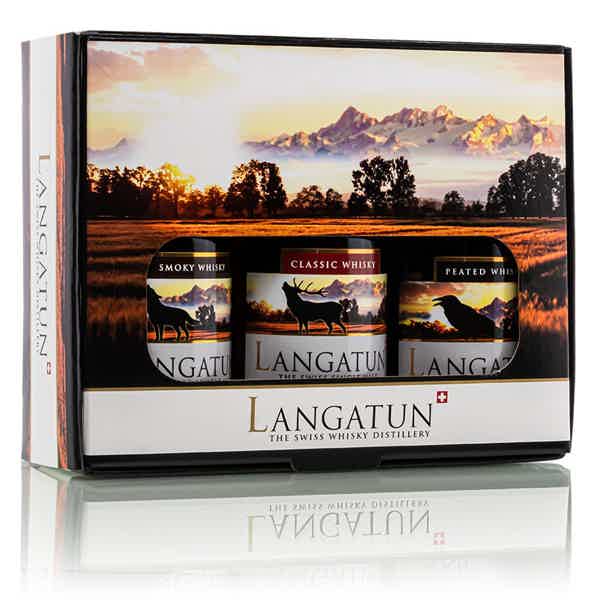 Giftset 3x 5cl Langatun Whisky 46.0% 0.15L, Spirits