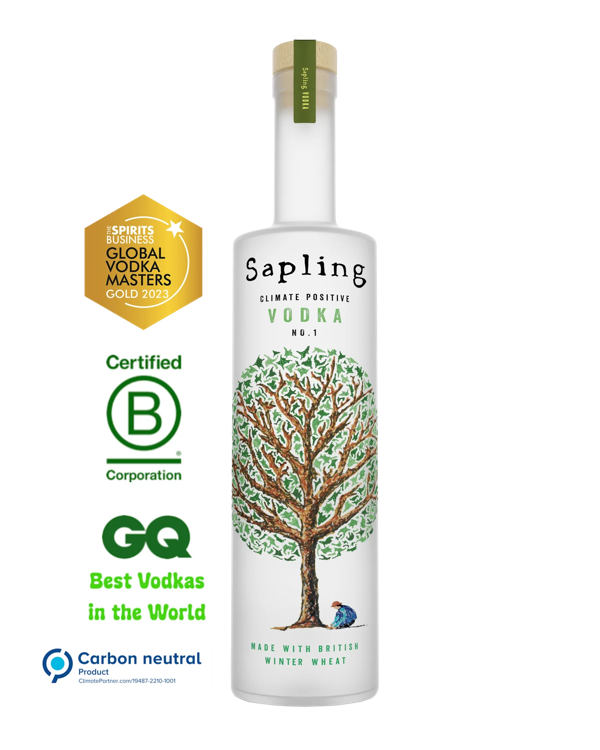 Sapling Climate Positive Vodka *bio 40.0% 0.7L, Spirits